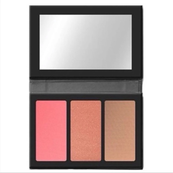 Phase Zero Set blush and bronzer trio palette with liquid eyeliner in black NEW - Picture 5 of 9